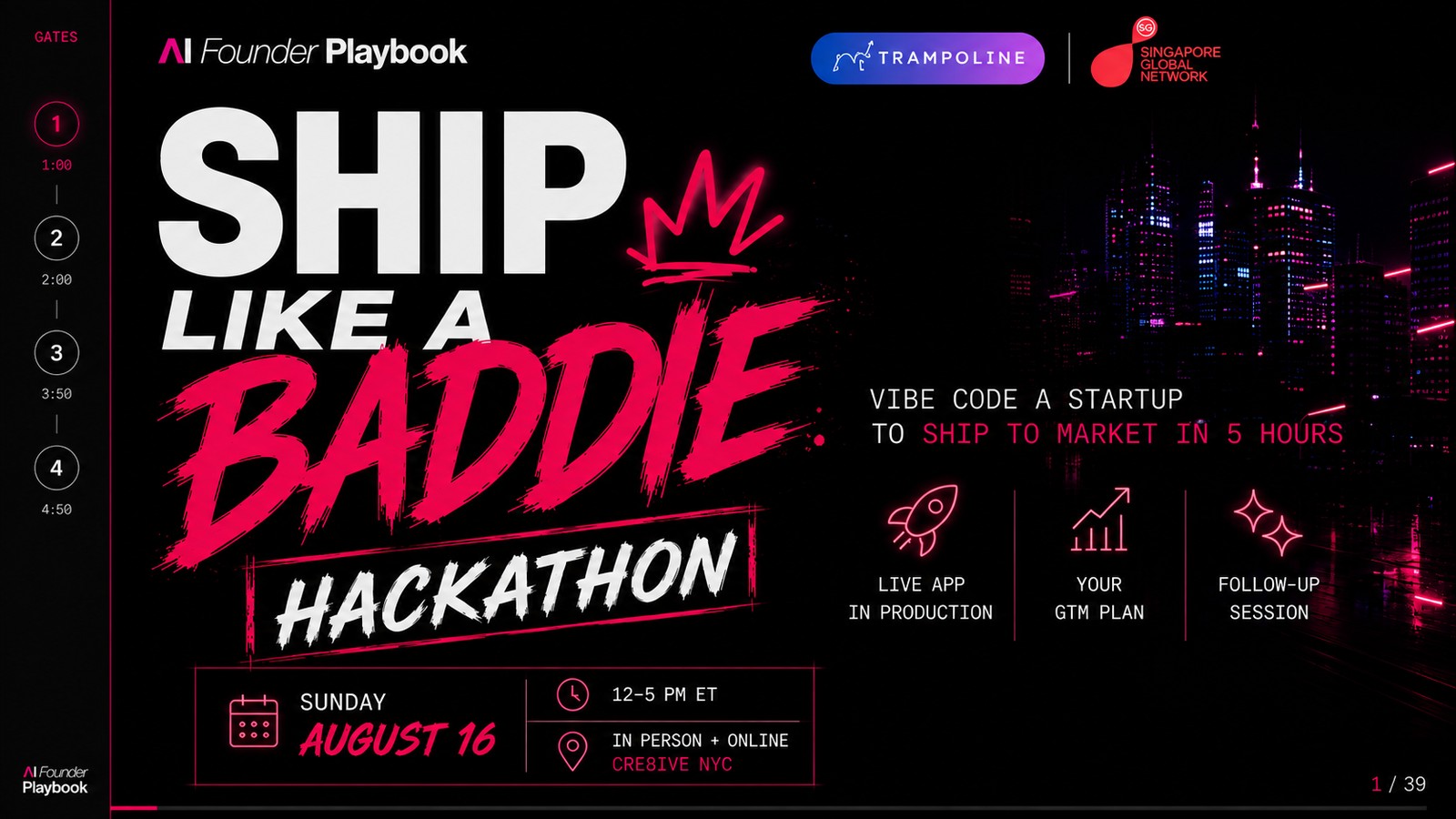 Ship Like a Baddie — slide 1 of 39