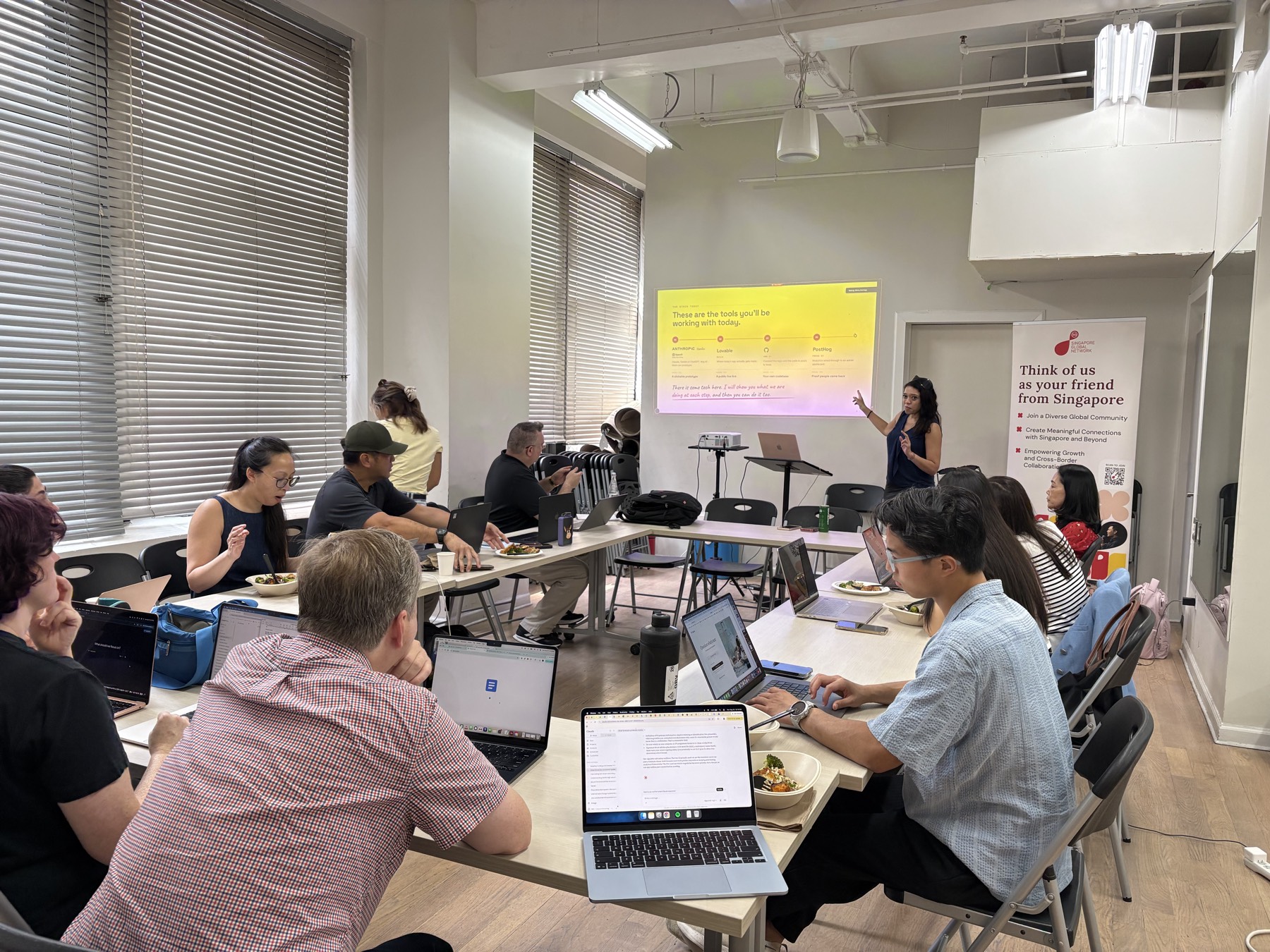 The tools walkthrough on the wall